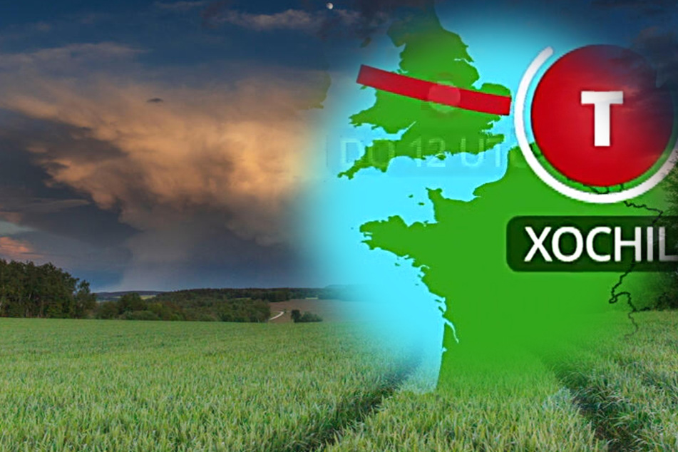 Die Verbindung von "Edouard" und Tief "Xochil" lässt die Wetterküche brodeln.