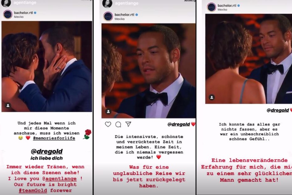 Andrej und Jennifer erinnern sich mit Liebesbekenntnissen an ihr schönes Finale bei "Der Bachelor 2019".