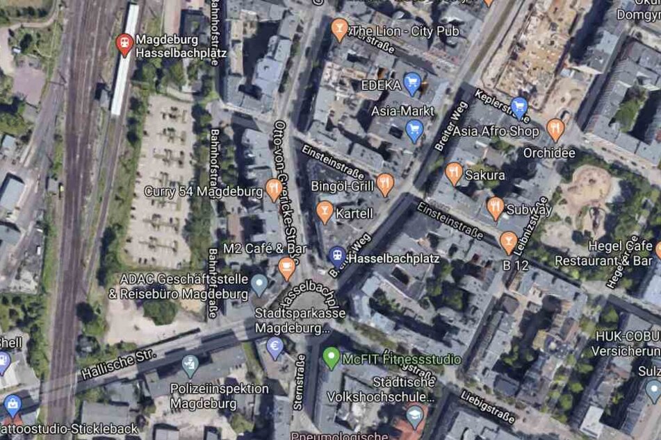 Im Bereich des Magdeburger Hasselbachplatz machten Passanten eine unheimliche Beobachtung.
