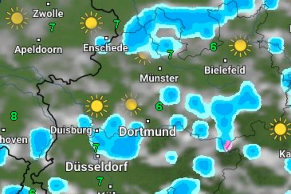 Die Höchsttemperatur liegt am Montag bei 7 Grad.