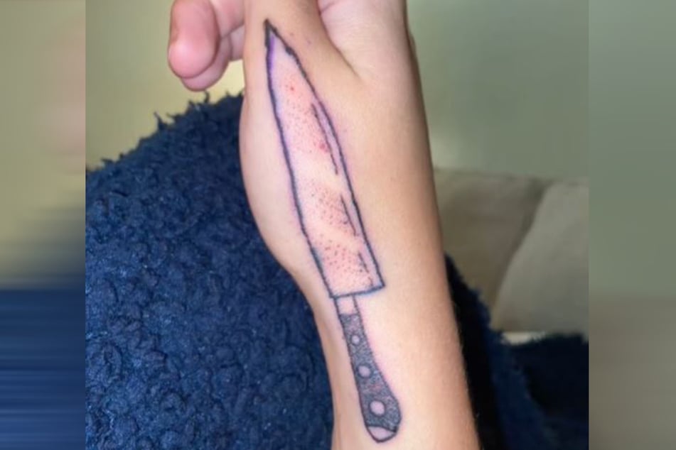 Über dieses Messer regt sich die TikTokerin noch immer mächtig auf.