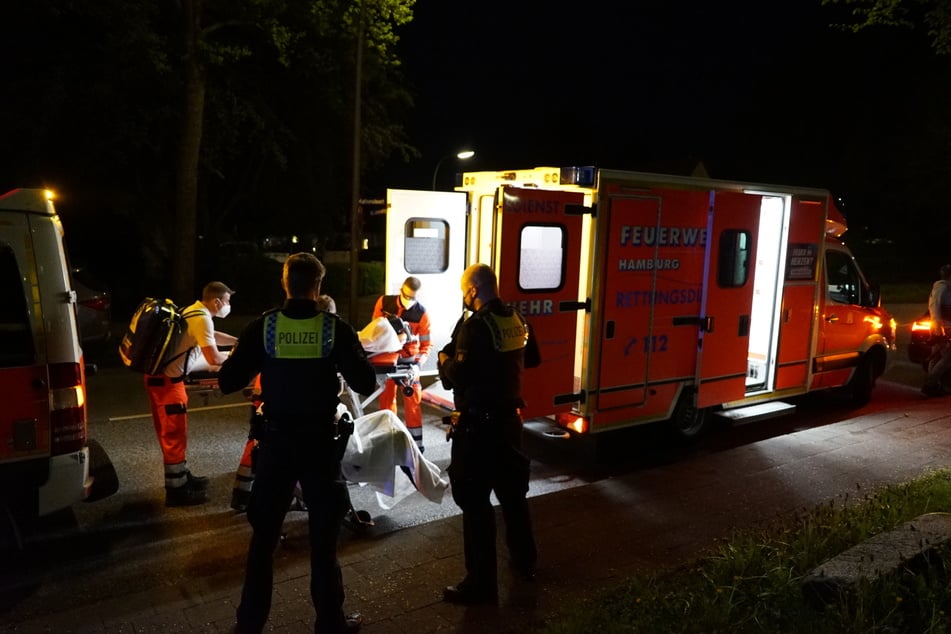 Rettungskräfte im Einsatz.