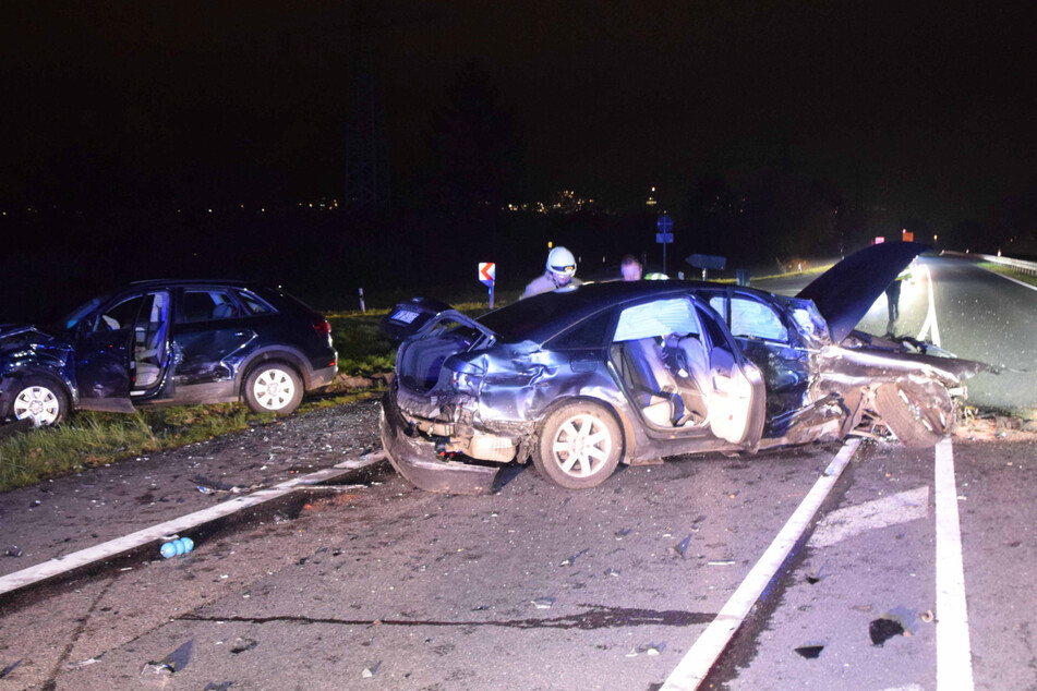 Frontalcrash zwischen zwei Audis in Heidelberg: Beide Fahrer verletzt!