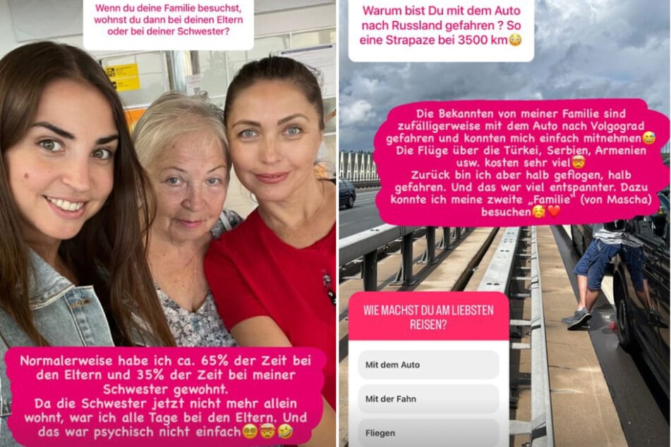 Ekaterina Leonova (36) beantwortet bei Instagram Fragen zu ihrer Russland-Reise.