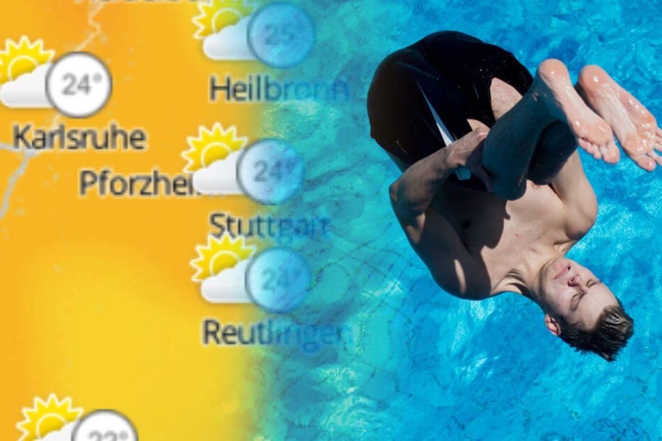 Das Wetter wird am Wochenende wechselhaft. (Fotomontage)