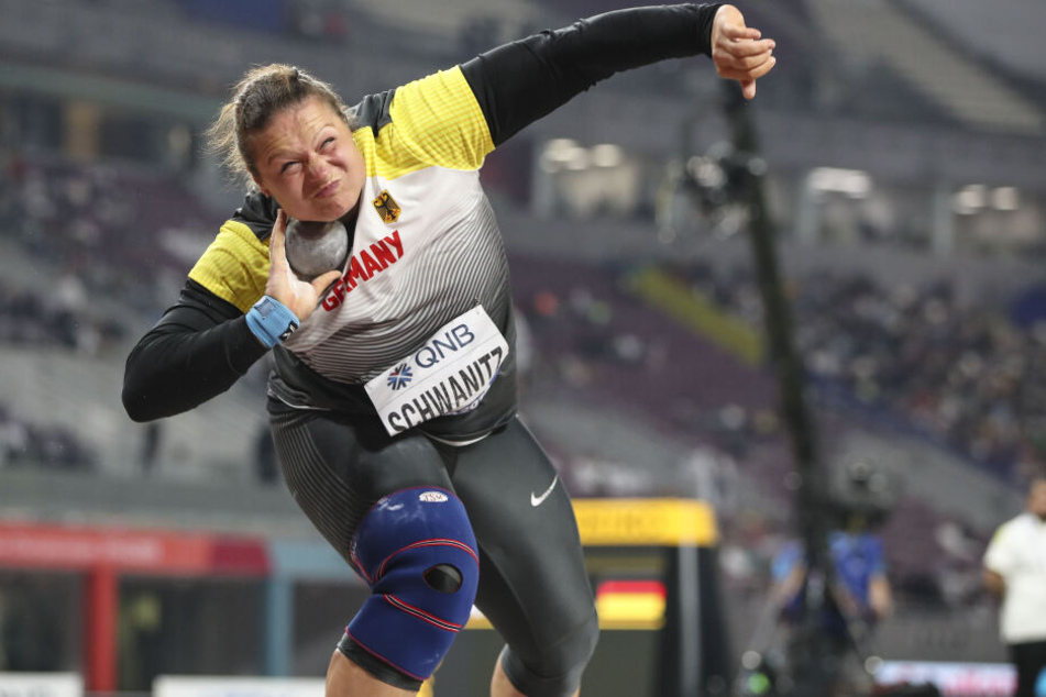 Christina Schwanitz sicherte sich bei der WM in Doha die Bronzemedaille.