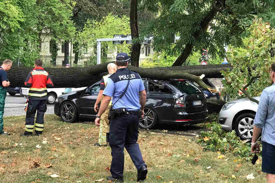Die Polizei macht sich vor Ort ein Bild.