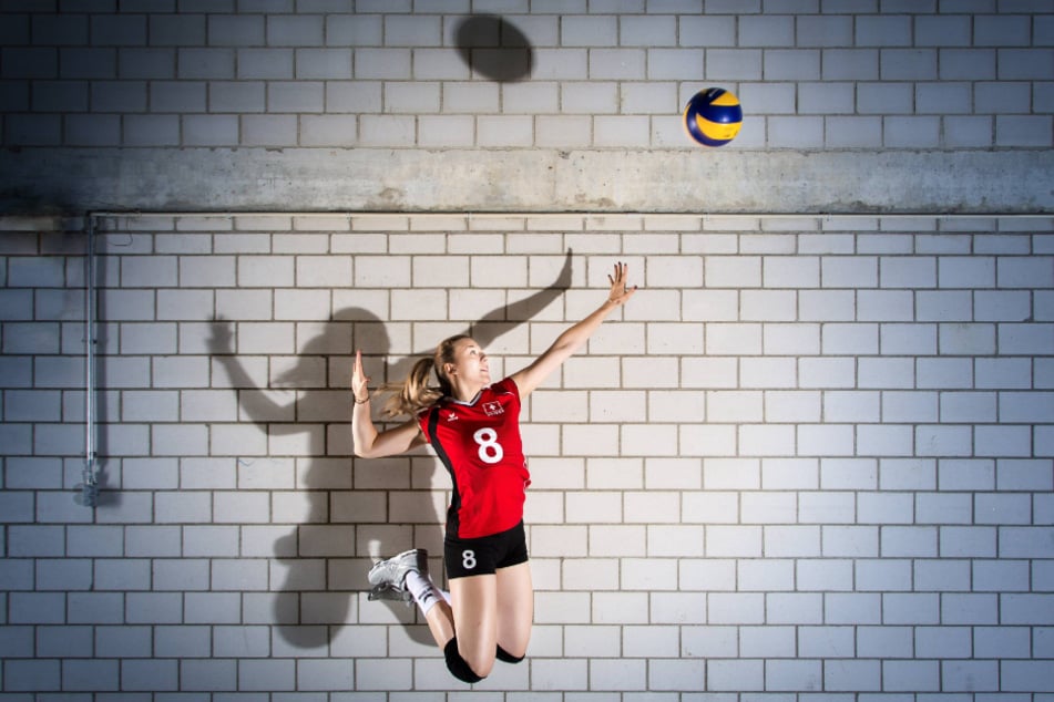 Die 21-jährige Maja Storck im Trikot der Schweizer Nationalmannschaft.