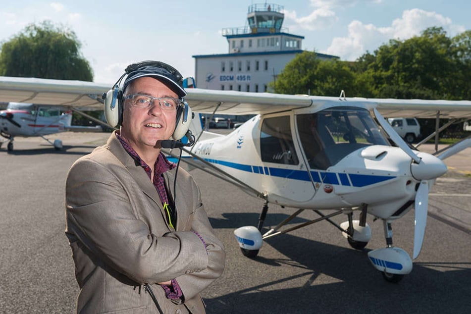 Ready vor Takeoff! Unternehmer und Pilot Jens-Günther machte sich gestern auf dem (Luft-)Weg zur "Friedensmission" Richtung Russland.