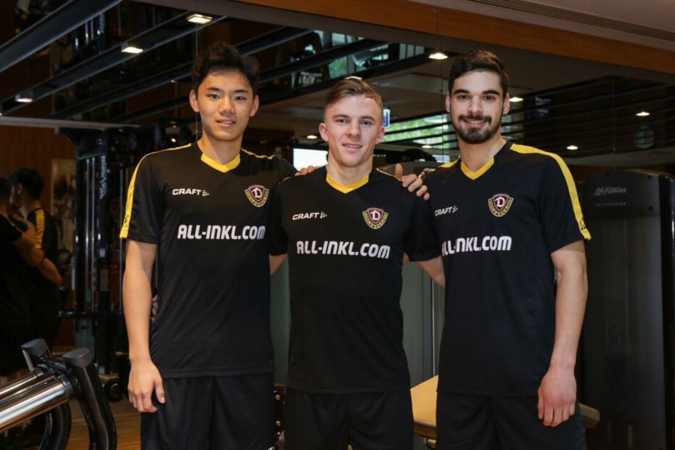 Eunsa Jeong, Justin Jacob und Luca Shubitidze (v.l.) sind nun auch in der Türkei.