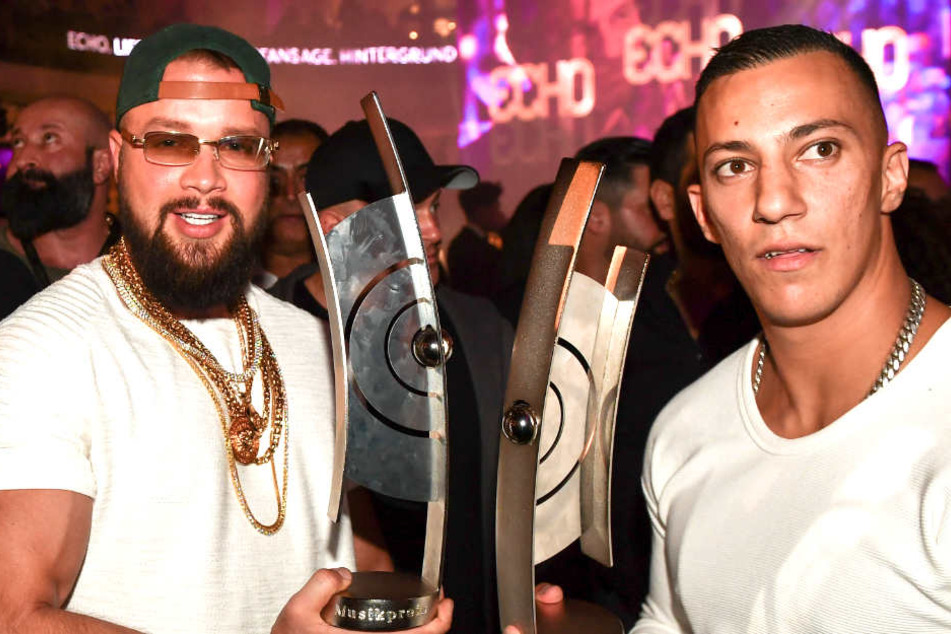 Die beiden Rapper Kollegah und Farid Bang gewannen einen Echo bei der 27. Verleihung.