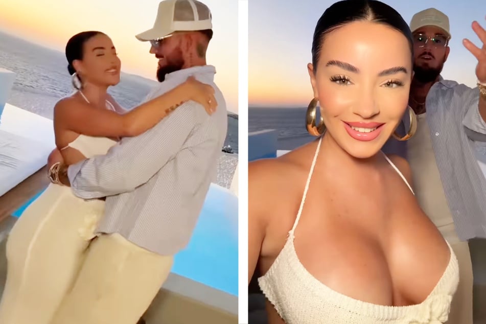 Leyla (29) und Mike Heiter (33) verbringen ihre Flitterwochen auf der Insel Mykonos. Von dort melden sie sich regelmäßig via Instagram bei den Fans.