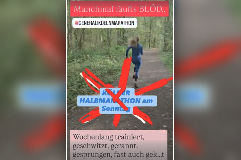 Mehrere Wochen hat sich Katja Burkard (61) auf ihren Halbmarathon vorbereitet - teilnehmen kann sie trotzdem nicht.