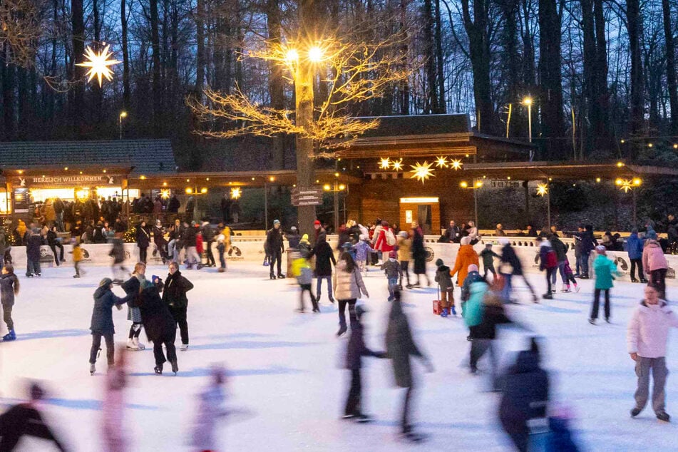 Auf dem Konzertplatz Weißer Hirsch kommt auch am dritten Advent Weihnachtsstimmung auf.