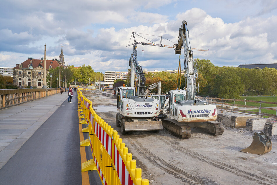 In Dresden sind intakte Brücken für Verkehrs- und Notfallverbindungen über die Elbe unerlässlich.