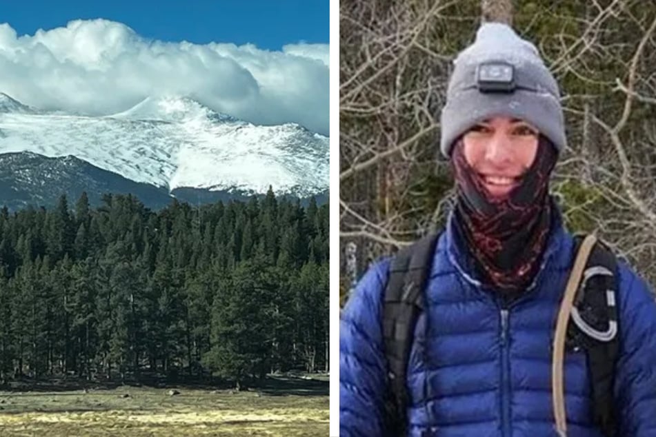 Hatte sich Lucas mit seiner Besteigung des Longs Peak (hier von Wolken verdeckt zu sehen) zu viel vorgenommen?