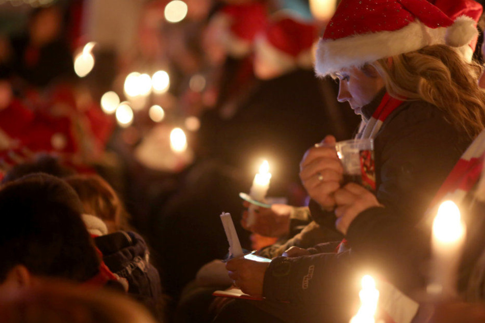 In Jena ist weihnachtliches Singen angesagt.