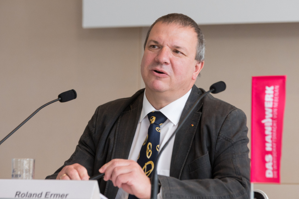 Roland Ermer, Präsident des Sächsischen Handwerkstages.