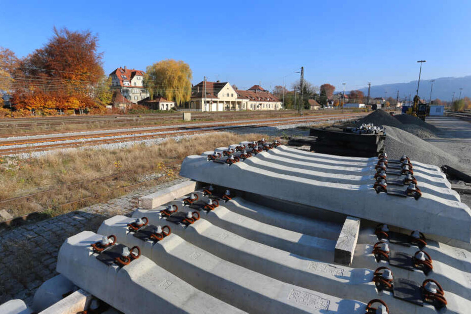 Der Güterbahnhof Lindau-Reutin. Auf dem Gelände soll ein neuer Bahnhof entstehen.