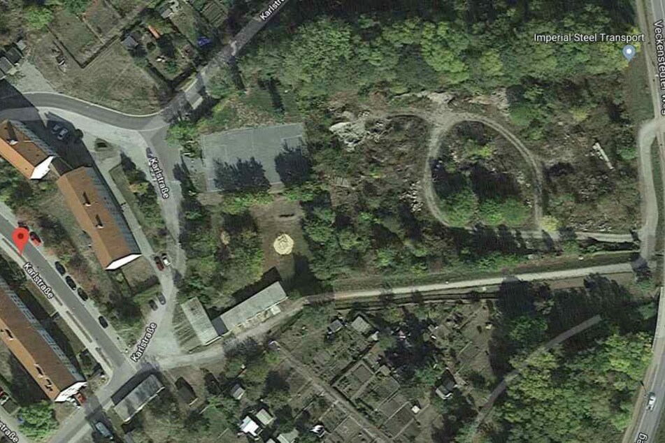 Auf dem Spielplatz an der Karlstraße spielten die Jungen, als sie aus einem Gebüsch heraus Kugeln trafen.