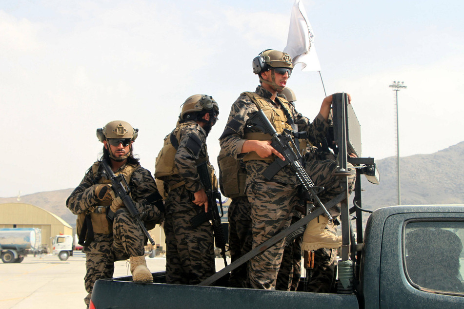 Taliban members have occupied the Kabul airport following the departure of US troops.