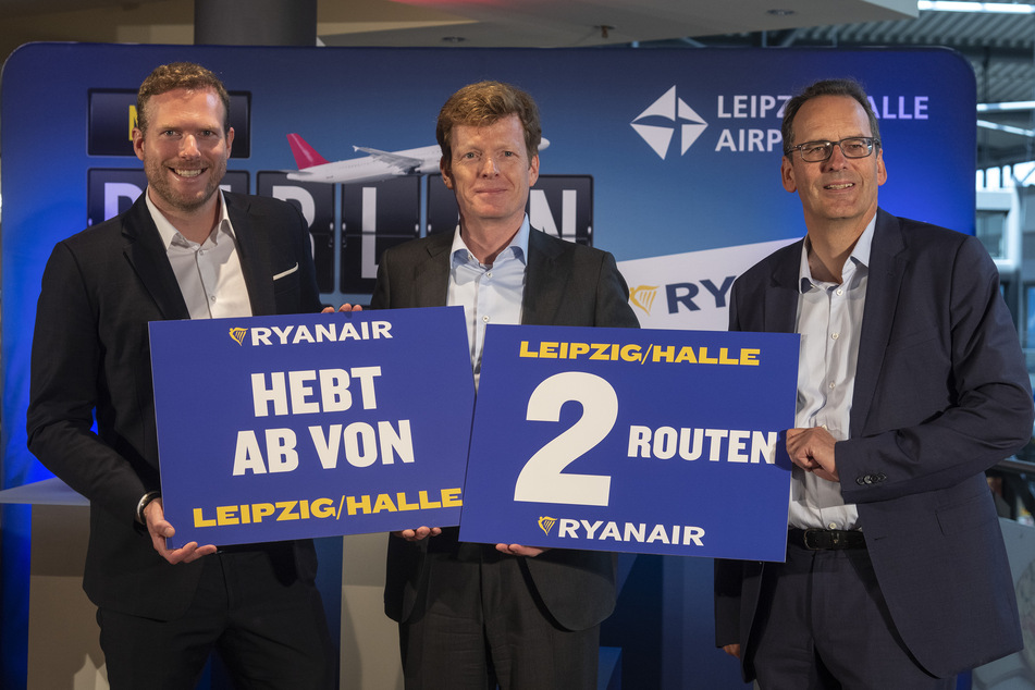 Sowohl die Billig-Airline Ryanair als auch der Leipzig/Halle Airport freuen sich über die beiden neuen Routen.