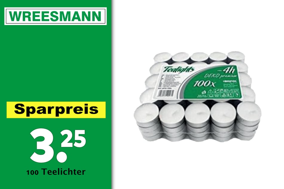 100 Teelichter