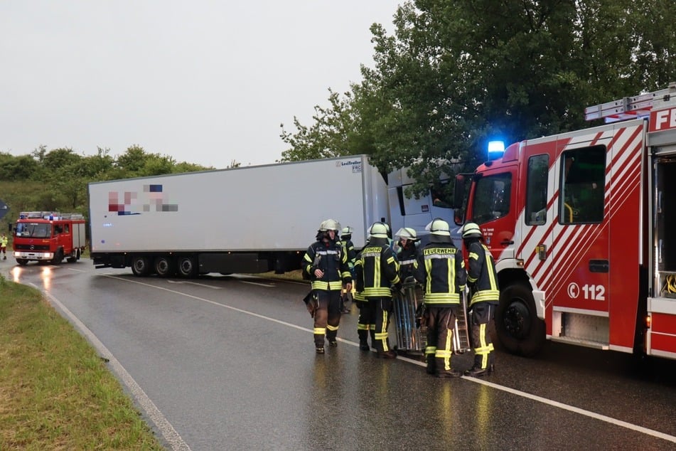 Auch im Rhein-Neckar-Kreis kam es zu mindestens einem Unfall.
