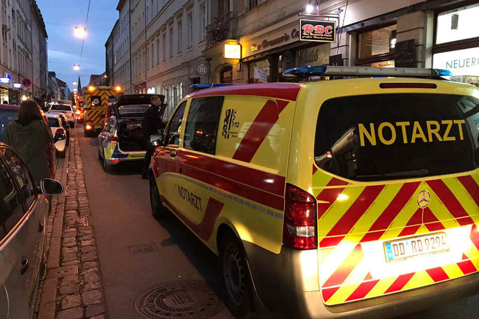 Das Wochenende fing in der Dresdner Neustadt mit einem Polizeieinsatz an.