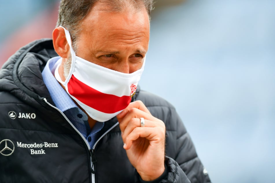 VfB-Coach Pellegrino Matarazzo veränderte seine Startformation auf vier Positionen.