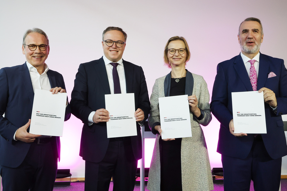 Thüringer Brombeer-Koalitionäre lüften Geheimnis über Zuschnitt ihrer Regierung