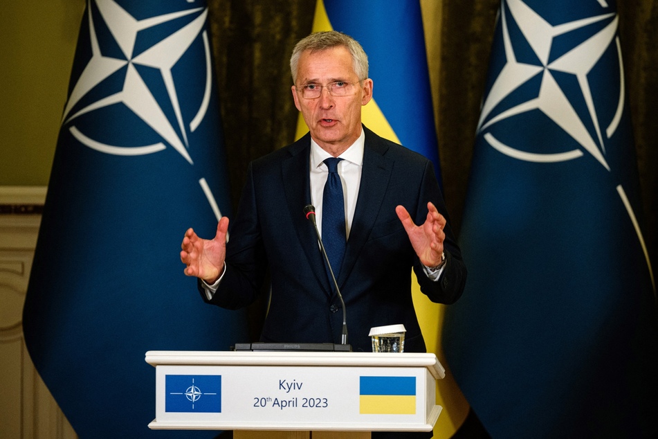 Nato-Generalsekretär Jens Stoltenberg versicherte der Ukraine einen Platz in der Nato.