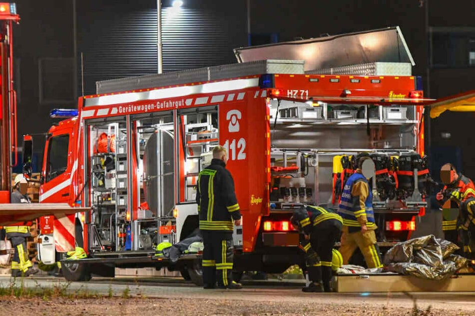 In der Nacht zu Sonntag rückte die Feuerwehr zum Großeinsatz aus.