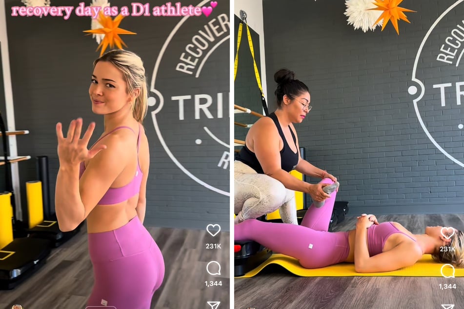 Olivia Dunne's latest viral Instagram reel unveiled the inside scoop on her elite training recovery as a D1 athlete for LSU gymnastics.