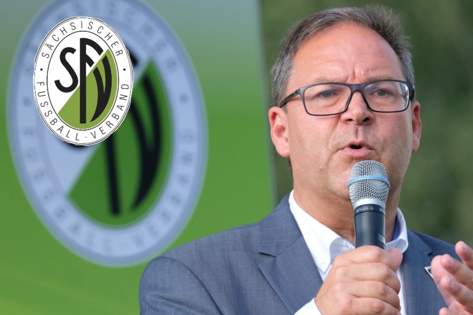 Hermann Winkler als Präsident des Sächsischen Fußballverbandes wiedergewählt