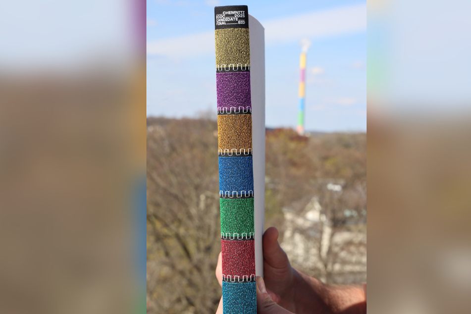 Das Bewerbungsbuch in den "Lulatsch"-Farben hat die Jury überzeugt.