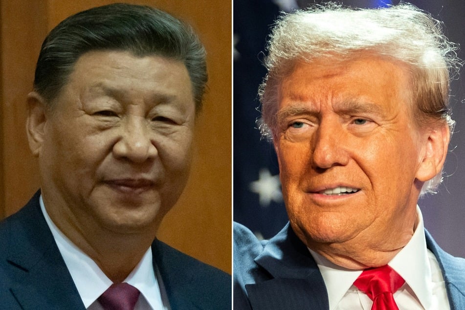 Donald Trump (r.) and Chinese President Xi Jinping (l.) spoke by phone on Friday, days before the incoming US president returns to the White House, with both leaders vowing to take a positive approach to improving ties between the rival countries.