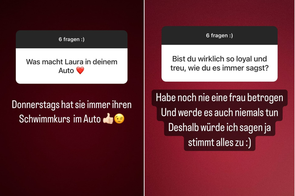 Pietro reagiert in einer Instagram-Story auf neugierige Fragen seiner Fans. (Fotomontage)