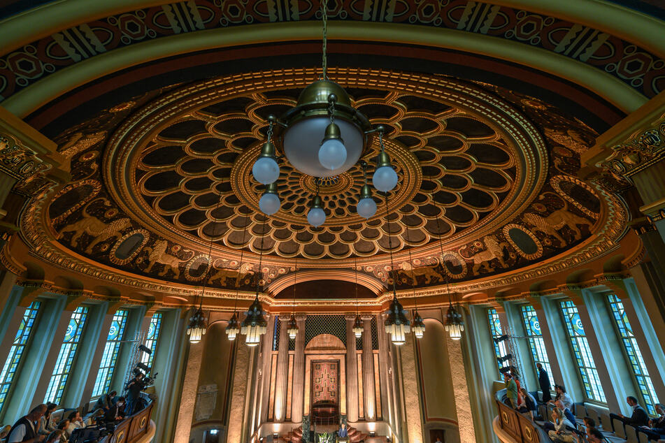 Der Kuppelsaal der Synagoge Görlitz.