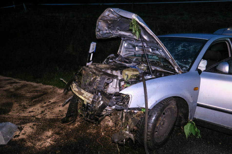 Der Fahrer hatte Glück im Unglück, er blieb unverletzt.