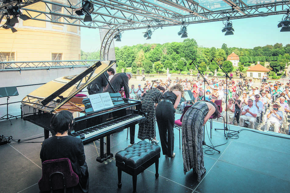 Verbeugung beim Abschlusskonzert vergangenes Jahr.