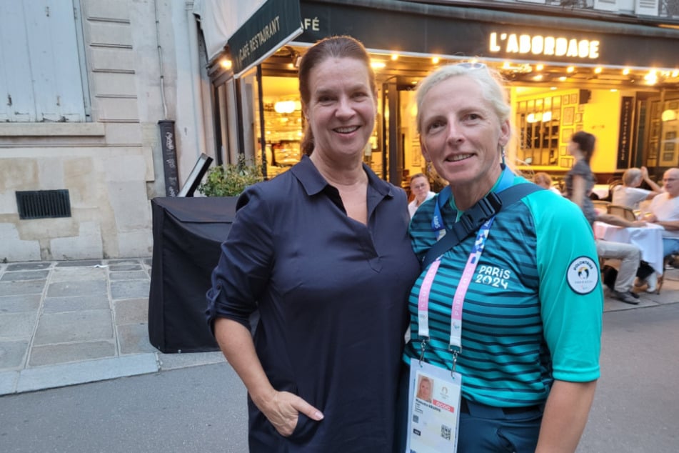 Mit Katarina Witt (58) plauschte Manuela Kruppa (51) von Sächsin zu Sächsin.