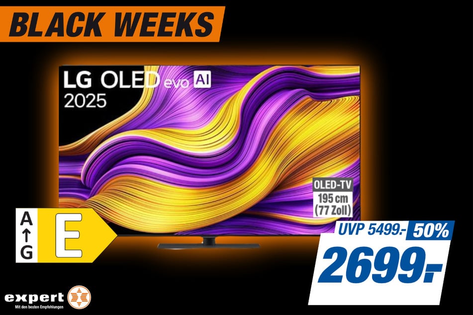 77-Zoll LG-Fernseher OLED77G58LW evo G5
für 2.699 statt 5.499 Euro.