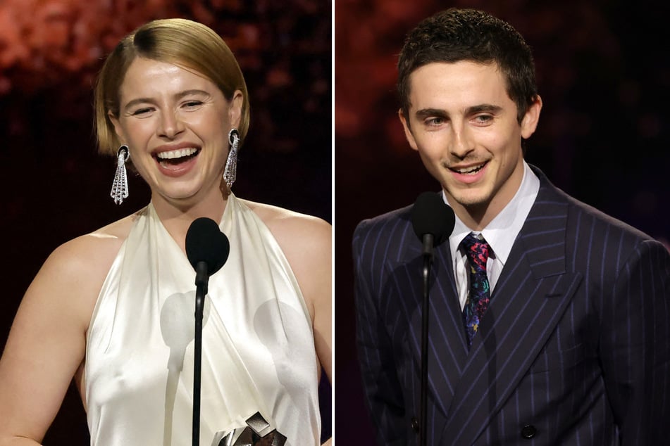 Jessie Buckley (l.) and Timothée Chalamet, fresh off their wins at the Critics Choice Awards, both snagged nods at the Actor Awards.
