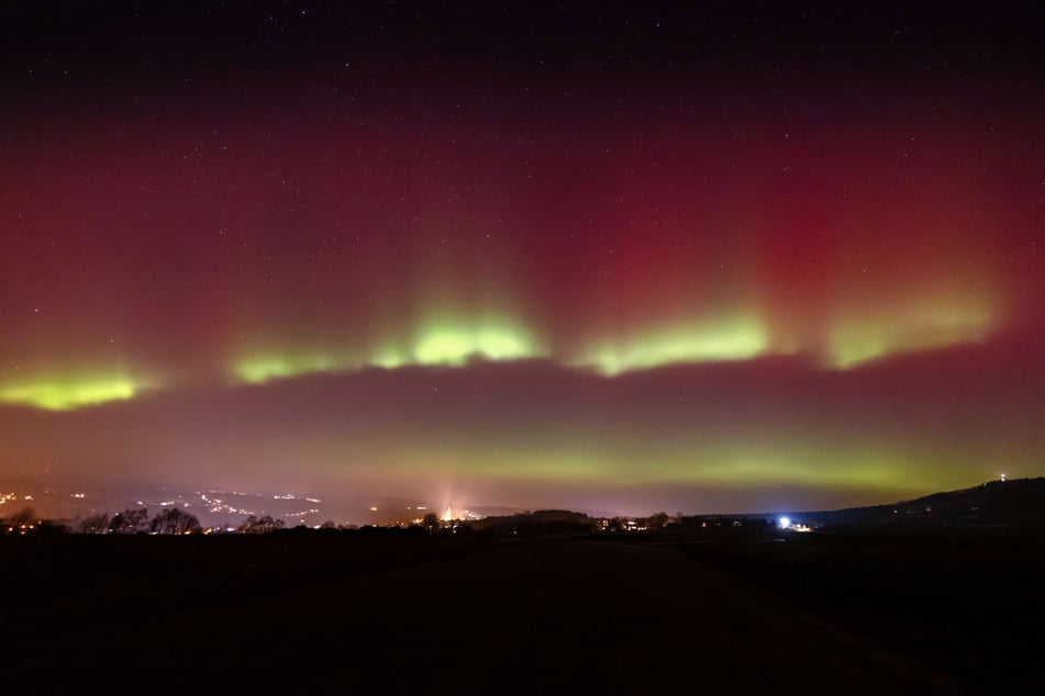 V Annaberg-Buchholzu byl obloha k obdivování v úžasné rozmanitosti barev.