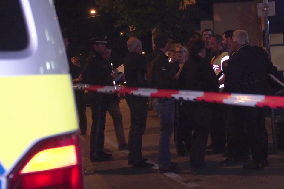 Die Polizei war nach dem Zwischenfall in der Münchner Innenstadt mit einem Großaufgebot vor Ort.