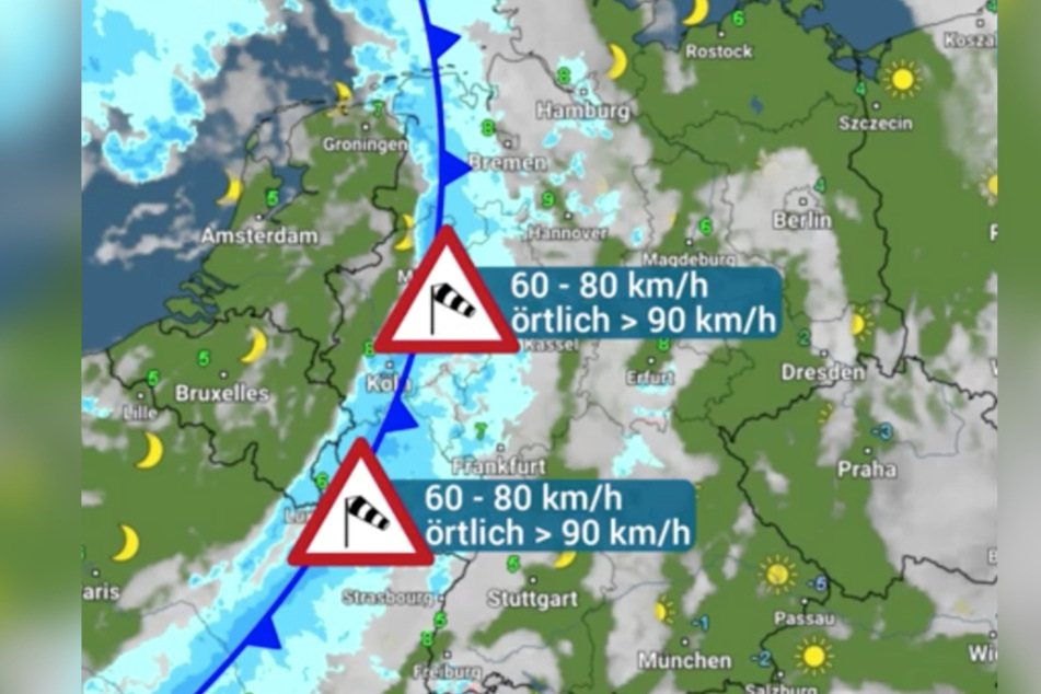 Am Donnerstag sorgte "Goran" für Sturm, am Freitag kommt Tief "Hakim".