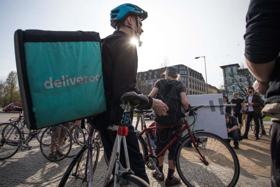 Auch in Berlin protestierten Fahrer gegen das Unternehmen.