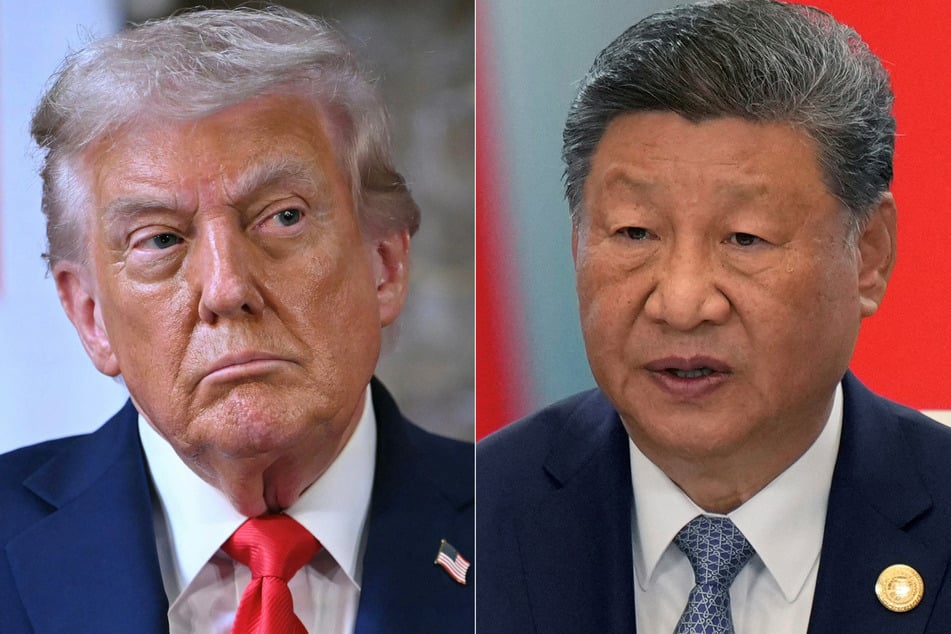 President Donald Trump (l.) spoke with his Chinese counterpart Xi Jinping on Friday.