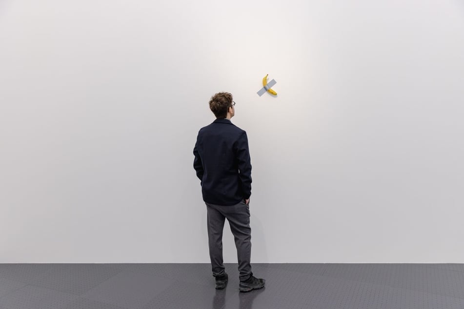 Für Besucher des Museums war die Banane ein besonderes Ausstellungsstück.